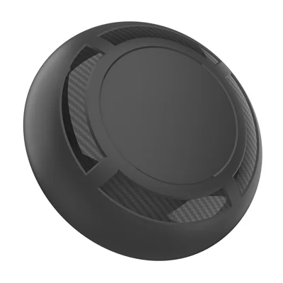 For AirTag Magnetic Case Shockproof TPU Protective Tracker Finder Cover - Black