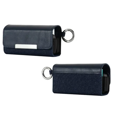 Storage Case for IQOS 3 / Iluma Prime , Flip Holder Electronic Cigarette Storage Pouch - Sapphire+Denim Dark Blue