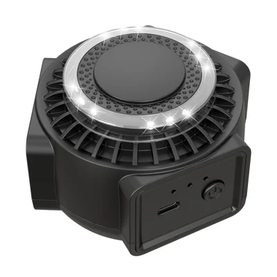 360-Degree High-Power Ultrasonic Pest Repeller with LED Light - Black / US Plug