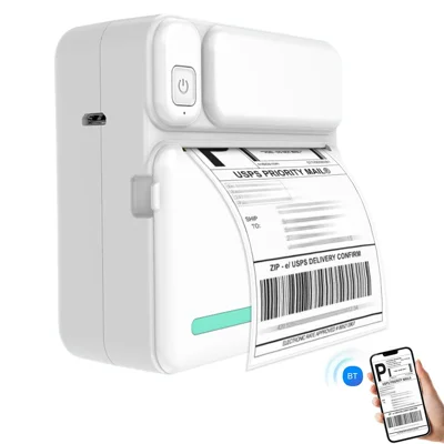 C19 Mini Bluetooth-Compatible Thermal Printer Student Adhesive Sticker Smart Label Printer, Standard Version - Green