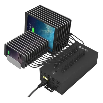 ORICO CE/FCC/RoHS Industrial 150W Charge/Data Mode 20-Port USB2.0 Hub (IH20P) - US Plug