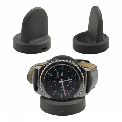 Chargeur de support sans fil pour Samsung Gear S3 Classic / Frontier Dock de charge avec câble USB