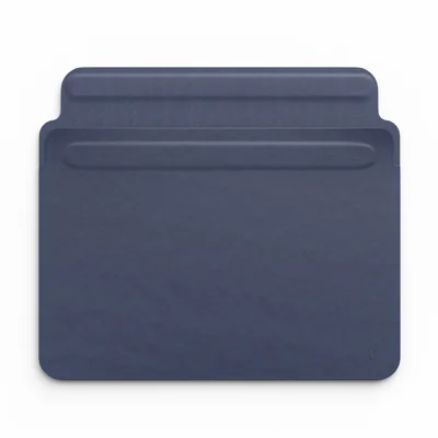 WIWU Skinpro 2nd Generation Ultra-thin PU Leather Laptop Sleeve Bag for MacBook Pro 13.3inch 2016/2017/2018/2019/2020/M1 - Blue