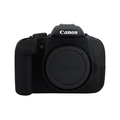 Silikon -schutzkamera -körperhülle Für Canon 600D/650/700D - Schwarz