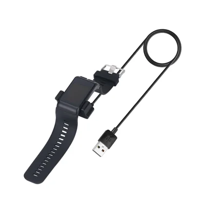 Replacement USB Charging Dock Cradle with 1M Cable for Garmin Vivoactive HR Smartwatch - Black