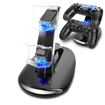 OIVO PS4 Game Playing Handle Standing Charger - Black