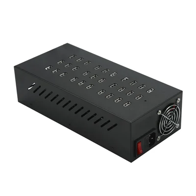 110 / 220V Multi-port USB Hub Quick Charger 30 Ports Charging Station for iPhone iPad - EU Plug
