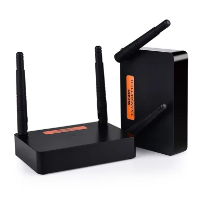 MEASY FHD676 2,4 GHz 5,8 GHz Dubbelantenn HD Trådlös Sändare + Mottagare Set - EU Stickpropp