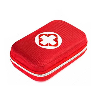 EVA Portable First Aid Kit for Home Car Outdoor Camping/Climbing (18 Unique Items) - Red