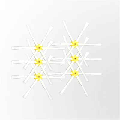 6PCS Vacuum Cleaner Hexagon Brush Replacements for iRobot Roomba 5/6/7 Series Sweeping Robot