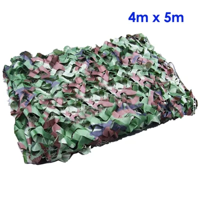 4m x 5m Jungle Cover Woodland Camouflage Camo Net for Camping Hunting Shooting