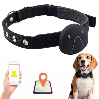 F9 Smart Pet GPS Location Tracker Collar 2G GSM WiFi Dog Cat GPS Location Tracker - Black