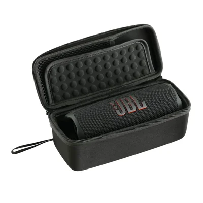 Custodia rettangolare a prova di urti per JBL Flip 7 / Flip 6 / Flip 5 / Flip 4, borsa di stoccaggio per altoparlante compatibile Bluetooth - Nero