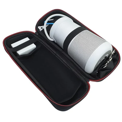 Чехол из эва для BOSE Soundlink Revolve+ II/Soundlink Revolve+, защита от царапин, совместим с Bluetooth, сумка для хранения и путешествий - черный