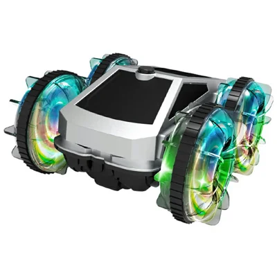 CV-B904 2.4G Amphibious Stunt Car Toy RC Vehicle Double-Sided Driving Water Surface Drifting Off-Road Rolling Gesture Control Toy, Single Remote