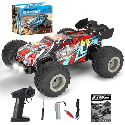 KY-S209B 18KM / H High Speed RC Drift Car with LED Headlights 1:18 2.4G Remote Control Racing Vehicle - Red