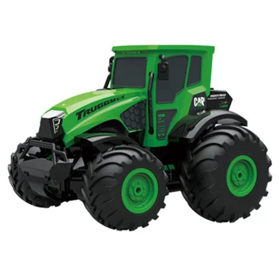 BG1551 2.4G RC Amphibious Farmer Car 4WD Off-Road Vehicle Waterproof Remote Control Toy Model - Green