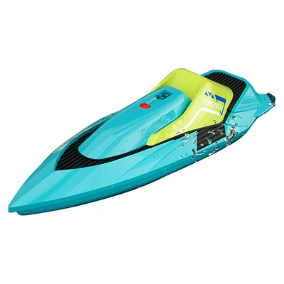 4DRC S5 Mini Dual Propeller Electric Remote Control Boat Kids Water Toy Stunt Boat - Blue