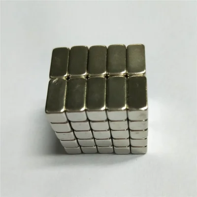 50Pcs/Set Rectangle Powerful DIY NdFeB Magnet for Industrial Medical Equipment, Size: 10x5x5mm