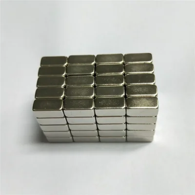 100 stuks/set rechthoekige krachtige DIY NdFeB magneet voor industriele en medische apparatuur, afmeting: 10x5x5 mm