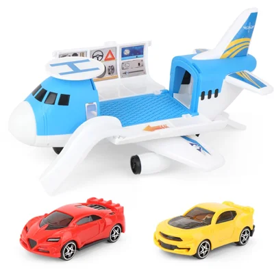 Aereo Modello di Istruzione Precoce per Bambini Fai-da-Te Montaggio Aeroplano Macchina Giocattolo