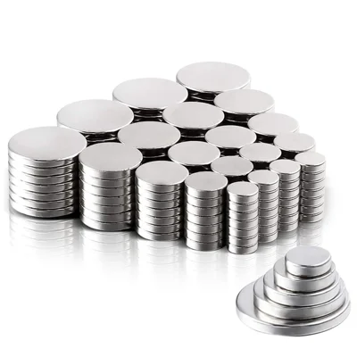 150 pezzi/set 5 diverse dimensioni tonde creative magneti NdFeB per attrezzature industriali e progetti fai-da-te, ecc.