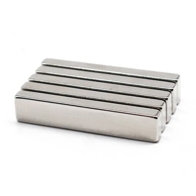 10 unidades/paquete Imán rectangular NdFeB súper fuerte de 50*10*5mm