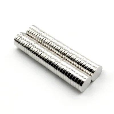 50 Unidades/Paquete 6*1 mm Imanes Magnéticos Redondos Pequeños de NdFeB Super Potentes
