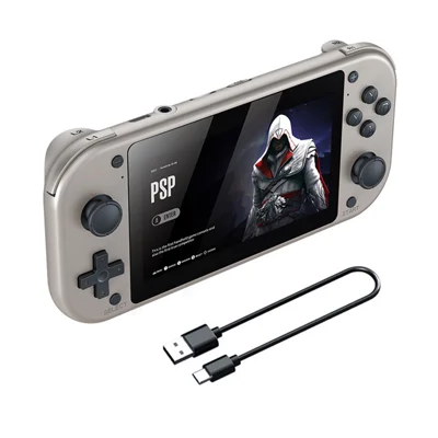 M17 4.3 Inch HD Screen Handheld Video Game Console 20000+ Games Portable Retro Gamepad, with 64GB TF Card