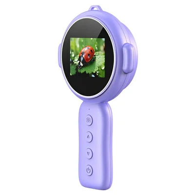 Y11 500X Magnification Camera 2.0 Inch HD Screen Digital Microscope Educational Science Toy for Children (without TF Card) - Purple
