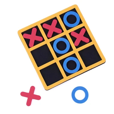 Jogo de Tabuleiro de Lazer de Interação Pai-Filho OX Chess Jogo Educativo para Crianças