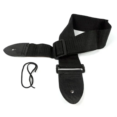 Courroie de guitare ajustable universelle avec extrémités en cuir pour guitare folk en bois, guitare classique, ukulélé