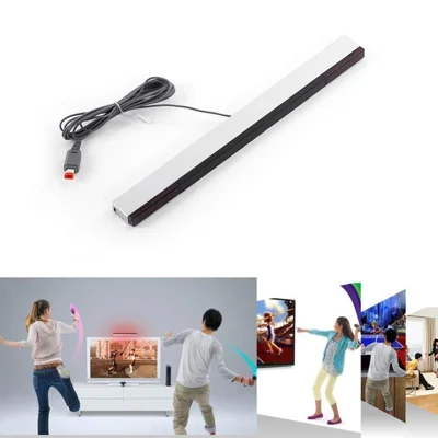 Wired Infrared IR Signal Ray Sensor Bar Replacement Sensor Receiver for Nintend Wii Remote Consoler