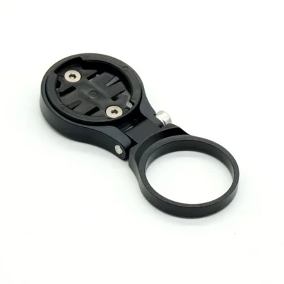 Aluminum Alloy Bicycle Speedometer Extension Bracket Mount Holder for Garmin Breton - Black