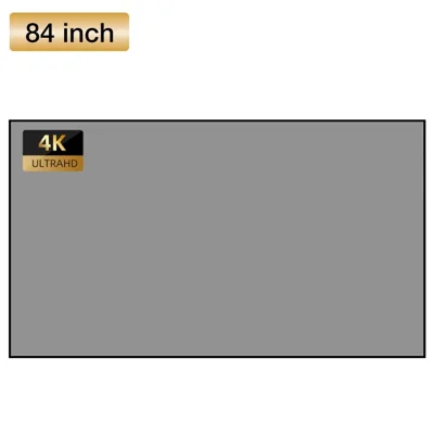 4:3 Full HD Projector Screen 4K High Resolution Folded Projection Screen for Outdoor Parties Home Theater - 84 inch