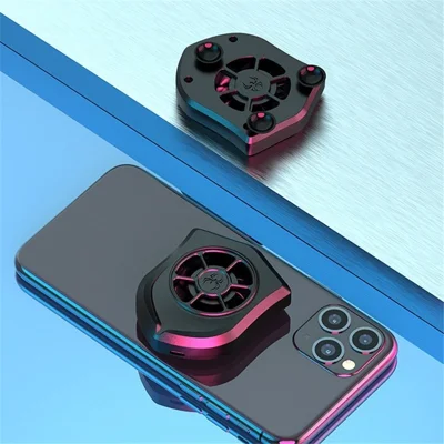 Portable Mobile Phone Gaming Cooler Gaming Radiator Stand Phone Cooling Fan