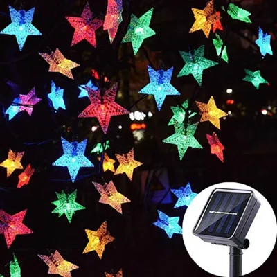 Solar String Lights Garden Fairy Light LED Solar Star Light - Colorful/12 meters 100 lights