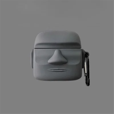 For AirPods Cover Statue Silicone Protector Bluetooth-compatible Earphones Case - for AirPods Pro