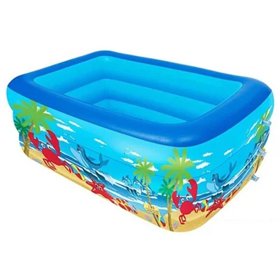 Inflatable Baby Swimming Pool Children Pump Pool Kiddie Paddling Pool - Size: 150cm