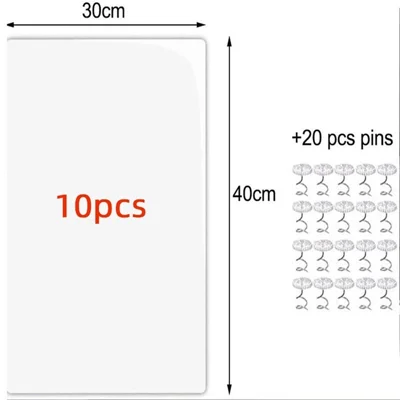 Pet Couch Protector Pet Cat Dog Claw Guards Pad Cat Scratch Furniture Protector - 30x40cm/10pcs