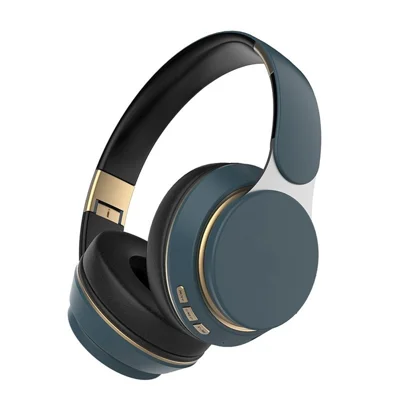 EJ-07S Wireless Bluetooth-compatible 5.0 Headset Noise Cancelling Headphone Bass Earphone - Baby Blue