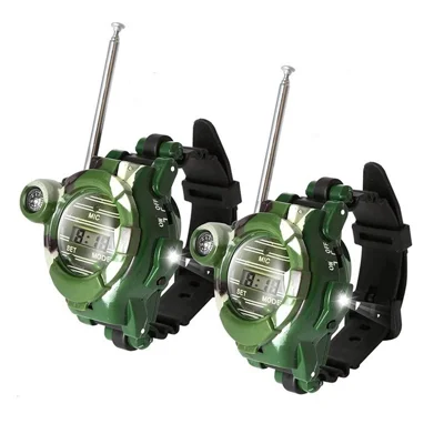 7 in 1 Children's Walkie Talkies Toy Gift Camouflage Military Watch Magnifying Glass Night Light Compass