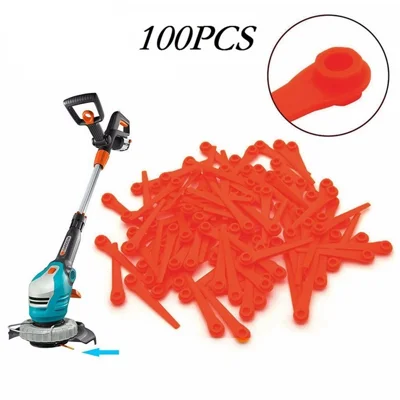 100Pcs for Gardena 9823 9825 9820 9821 9828 9829 8840 8841 2417 Lawn Mower Blade Replacement