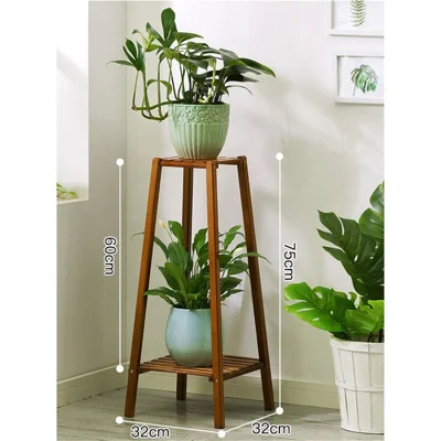 NZ234HJ-01 Plant Flower Pot Stand Plant Holder Plant Display Rack - 2 Floors