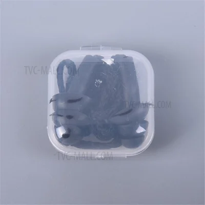 1 Pair Waterproof Diving Swimming Earplugs Snorkeling Showering Ear Pads - Black