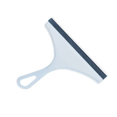 Glass Window Wiper Squeegee Cleaner Bathroom Mirror Scraper Car Blade Brush - Blue