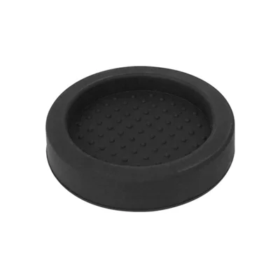 Silikonmatta för kaffetampning, kaffetampningsmatta, antislip, espressosilikonmatta (utan FDA-certifikat) - Svart