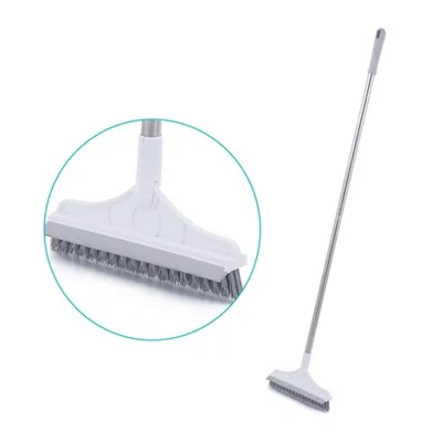 Gap Dust Cleaning Brush Sweep Mop for Track Groove Narrow Gap Area - White