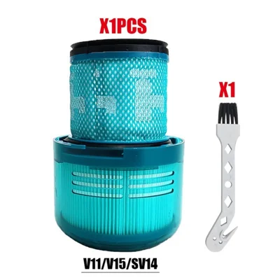 HEPA Washable Filter Spare Replacement for Dyson V15 / V11 / SV14 / SV16 Vacuum Cleaner - Green