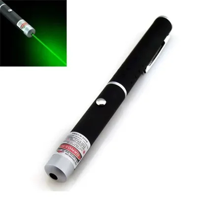Laser-101 Green Laser Pointer 5mW Single Dot Pen Beam for Outdoor Teaching Presentation Indicator (Without Battery)